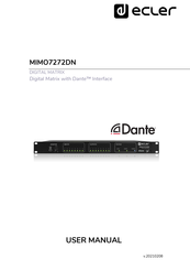Ecler MIMO7272DN User Manual