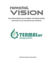 Romstal SM ECO 25 Instructions For Use, Maintenance And Installation Manual