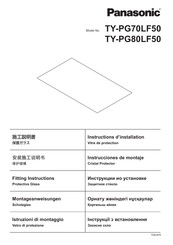 Panasonic TY-PG80LF50 Fitting Instructions Manual
