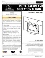 Timberwolf EPI22-1 Installation And Operation Manual