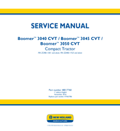 New Holland ZDMB11925 Service Manual