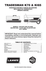 L.B. White CP165DK Owner's Manual