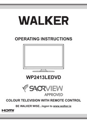 Walker WP2413LEDVD Operating Instructions Manual