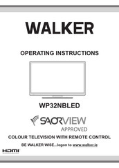 Walker WP32NBLED Operating Instructions Manual