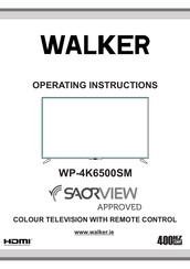 Walker WP-4K6500SM Operating Instructions Manual