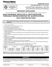 ABB Thomas & Betts 600W Instruction Manual
