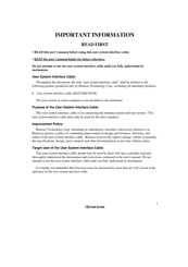 Renesas H8S/2237 Series User Manual