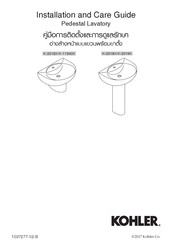 Kohler K-11340X Installation And Care Manual