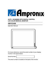 Ampronix AMVX2408 Operation Manual