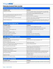 Whisperkool Self-Contained Extreme Ti Troubleshooting Manual