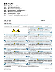 Siemens 8MF1000-2HW Operating Instructions Manual