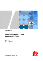 Huawei AP4050DN-E Hardware Installation And Maintenance Manual