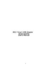 Kozumi WUB1900RM User Manual