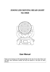 MJ LED LIGHTNING MJ-1006B User Manual