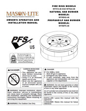 mFi MASON-LITE MFR24-48 Owner's Operation And Installation Manual