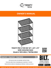 TRINITY Pro TBFPBA-0922 Owner's Manual