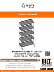 TRINITY Pro TBFPBA-0921 Owner's Manual