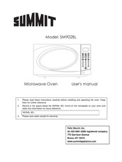 Summit SM902BL User Manual