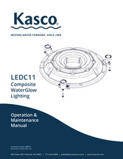 Kasco LED6C11 Operation & Maintenance Manual