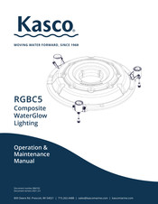 Kasco WaterGlow RGBC5 Operation & Maintenance Manual
