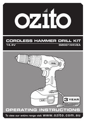 Ozito OZCD144V2A Operating Instructions Manual