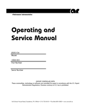 AR 250S1G6 Operating And Service Manual