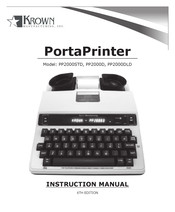 Krown PP2000STD Instruction Manual
