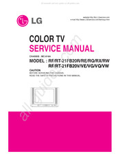 LG RT-21FB20RX Service Manual