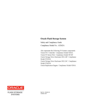Oracle ST2D24 Safety And Compliance Manual