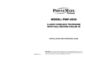 PhoneMate PMP-3850 Installation And Operating Manual