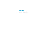 Boser BPC-5015 Installation Instructions Manual