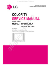LG 29FB5RLX-ZG Service Manual