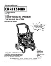 Craftsman 580.768350 Operator's Manual