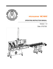 Microcanner MC MAX Operating Instructions Manual