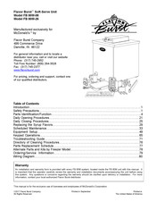 Flavor Burst FB 80M-08 Manual