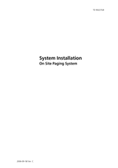 ASCOM V980 System Installation