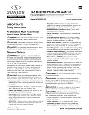 SNOWJOE SUNJOE SPX3000-XT Operator's Manual