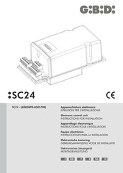 GI.BI.DI GI.BI.DI SC24 Instructions For Installation Manual