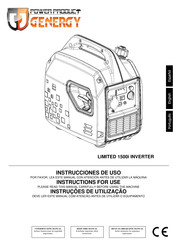 GENERGY LIMITED 1500I Instructions For Use Manual