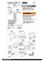 Petzl METEOR III+ Instructions For Use Manual