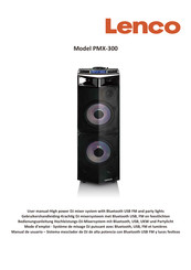 LENCO PMX-300 User Manual