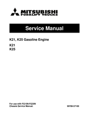 Mitsubishi K25 Service Manual