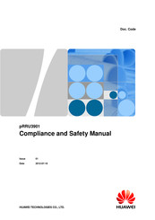 Huawei pRRU3901 Compliance And Safety Manual
