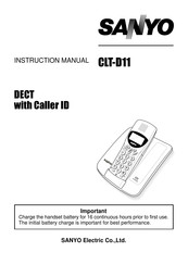 Sanyo CLT-D11 Instruction Manual
