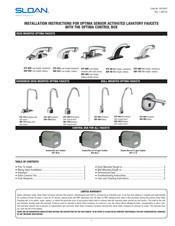 Sloan EFP-39-A Installation Instructions Manual