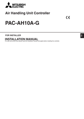 Mitsubishi Electric PAC-AH10A-G Installation Manual