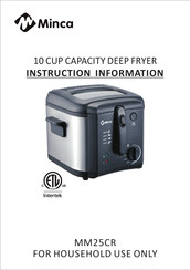 Minca MM25CR Instruction Information