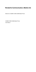 Huawei C3300 User Manual
