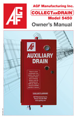 AGF COLLECTanDRAIN 5450 Owner's Manual