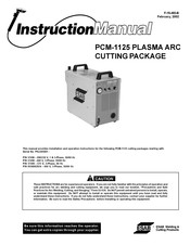 ESAB PCM-1125 Instruction Manual